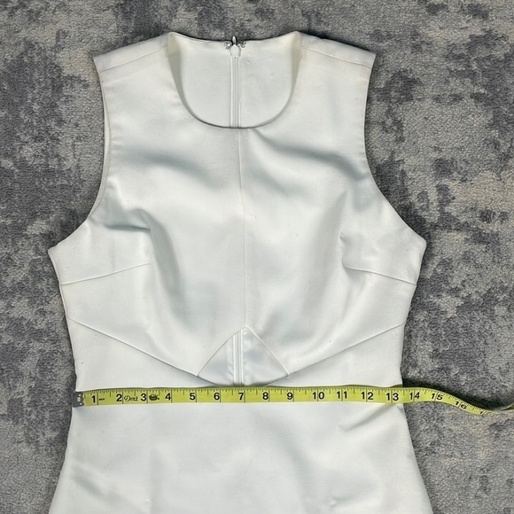Elizabeth & James Dress Sapphire White Bodycon Sleeveless w/ Center Cut Out - Picture 6 of 13